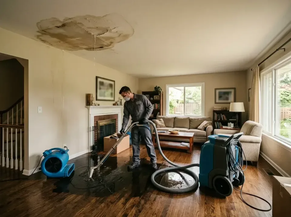 attic-pipe-burst-ceiling-drip-008 — frequently asked questions, Water Damage Restoration & Carpet Care in Walker, MI